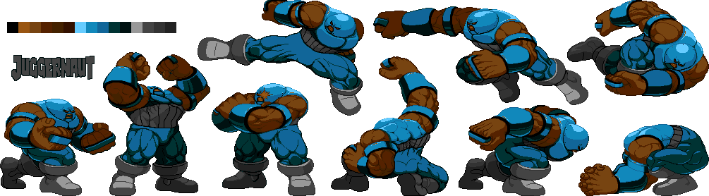 Juggernaut - dark-skin blue